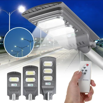 

LED Street Light 70W 120W 180W 150/300/450 LED Solar Street Wall Light Radars Induction Outdoor Timing Lamp with Remote Control