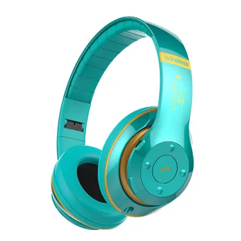 

6 Colors Folding wireless stereo headset Bluetooth Headphones Wireless Stereo Headsets earbuds with Mic /TF Card gaming headset