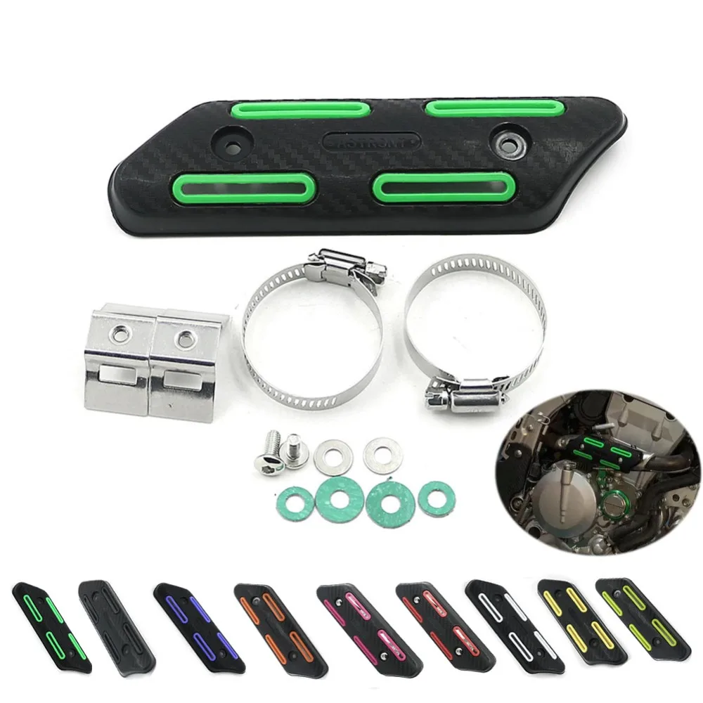 Для Kawasaki KLX 250 KTM EXC SXF 450 Honda CRF 230 Dirt Bike мотокросса мотоцикл выхлопной тепловой щит
