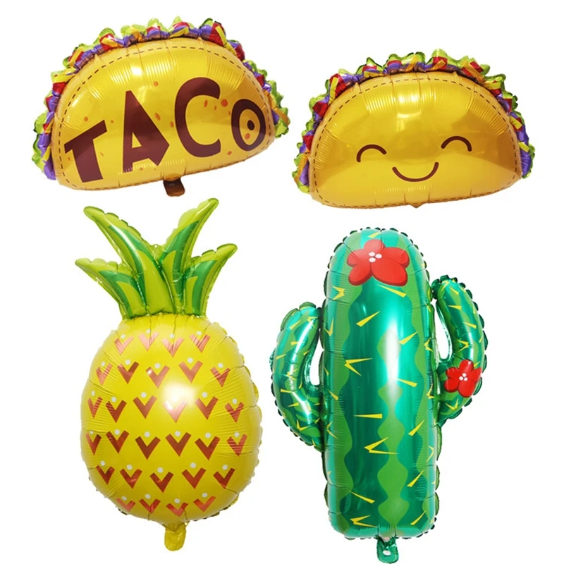 Ballons De Fiesta Mexicaine Cactus D Ete Pasteque En Aluminium A Helium Gaz Jouets Decoration De Fete D Anniversaire Reception Cadeau Pour Bebe Aliexpress