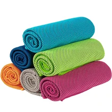 6 упаковок, охлаждающее полотенце, мягкое, дышащее, ледяное, спортивное полотенце, абсорбирующее, быстросохнущее, полотенце s для йоги, спорта, тренировки, фитнеса