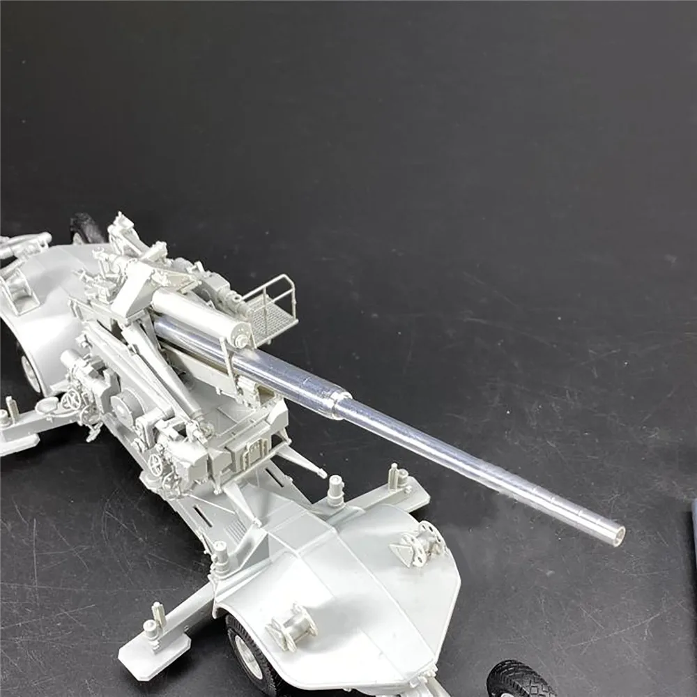

128mm Gun Barrel for 1/35 Scale German FLAK 40 with 84545 Model Parts Metal Barrel Air Defense Model Car