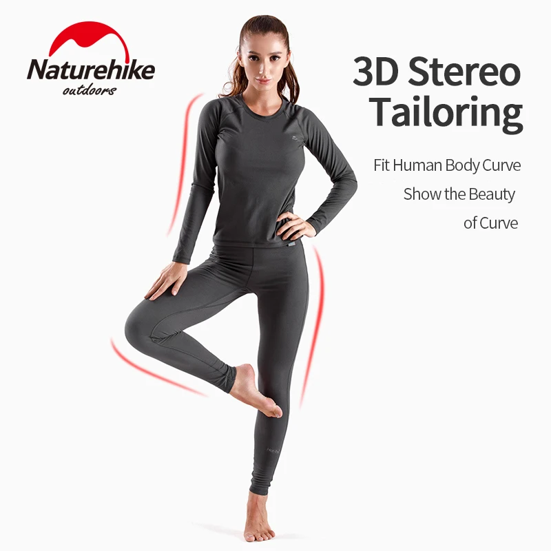 Naturehike Outdoors Functional Thermal Underwear Suit Quick Drying Autumn Pants Winter Sweat Releasing Sports Underwear