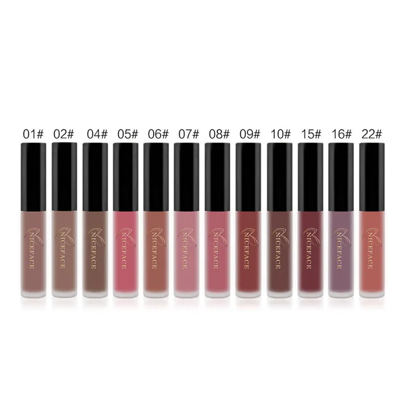 12PCS/Set Liquid Matte Lip Gloss Cosmetics Waterproof Nude Lip Lipsticks Long Lasting Metallic Lipstick Stick Make up Lips 12PCS/Set Liquid Matte Lip Gloss Cosmetics Waterproof Nude Lip Lipsticks Long Lasting Metallic Lipstick Stick Make up Lips