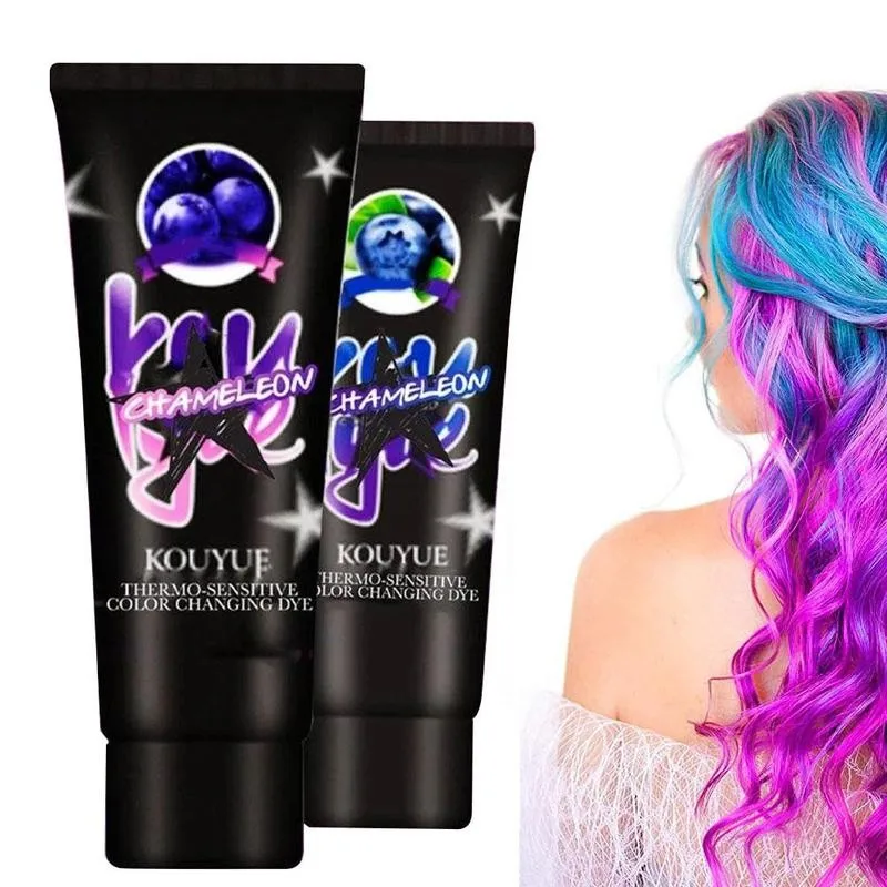 kleuring oud Vermaken Thermo Haarverf Kleur Crème Grijs Paars Groen Blauw Haarkleur Dye Crème  Semi Permanente Verf Voor Haar Styling Tools|Hair Color| - AliExpress