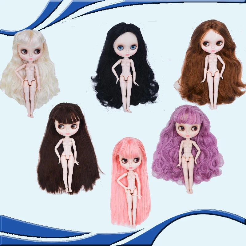 little dolls with colored hair