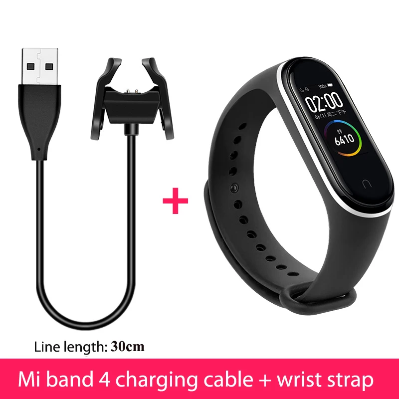 3465 USB зарядное устройство для Mi band 4 nfc Зарядка без разборки ремешка для xiaomi mi band 4 Replacemet ремешок Силиконовый браслет - Band Color: 3465