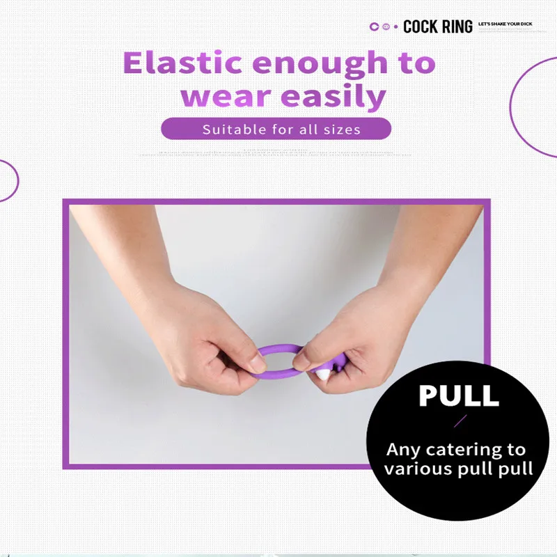 sex toys for men Silicone cock ring penis vibrator delay ejaculation male masturbator clitoris stimulator vibrator