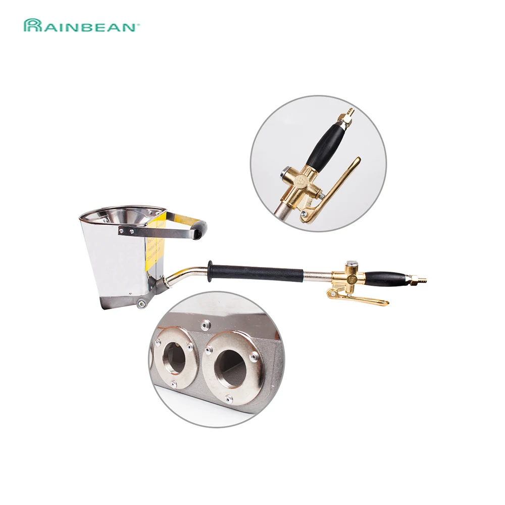 

4-5L Mortar Cement Spray Gun With Hopper Bucket Concrete Wall Stucco Plaster Sprayer High Pressure Vacuum Automatic Jet Pum