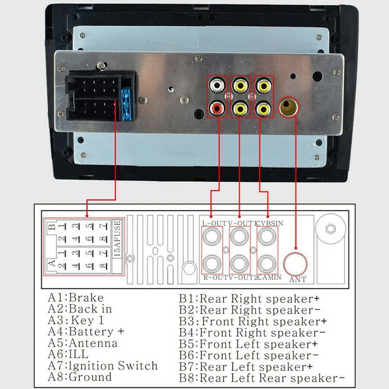 9 дюймов 1Din автомобиль MP5 плеер пресс экран FM радио Bluetooth USB AUX Зеркало Ссылка