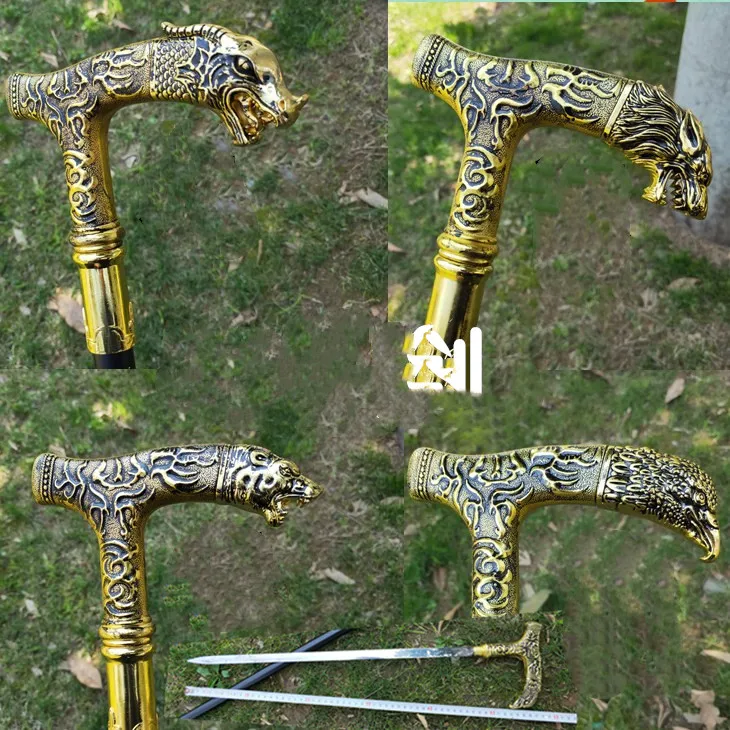 

Metal stainless steel cane sword self-defense cane sword climbing can not be edged