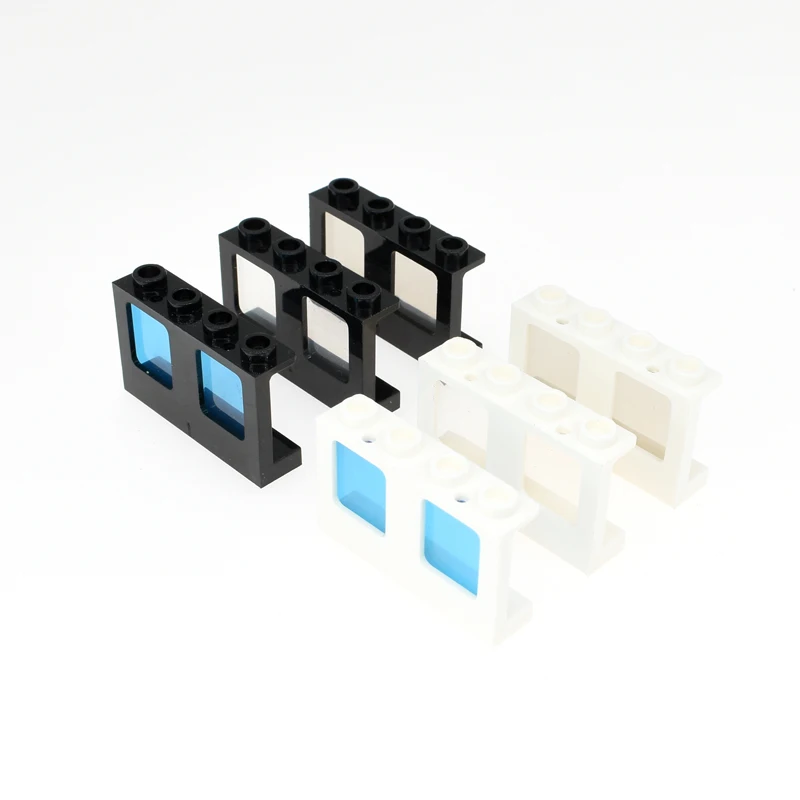 

Train Window 1x4x2 Building Block MOC Train Parts Toy For Kids Educational Compatible 61345+60601 12pcs/lot