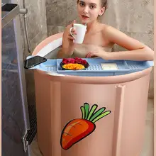 Ванна бочка Складная Ванна бочка Бытовая Ванна бочка ванна артефакт утолщение Ванна бочка бассейна