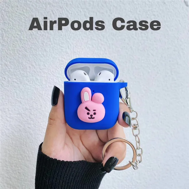 Милый мультяшный Мягкий силиконовый чехол для Apple Airpods 2 3 Чехол беспроводные Bluetooth игрушечные наушники история для airpods Pro Чехол