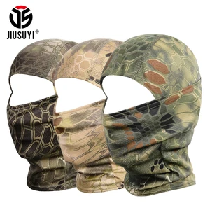 18 стилей плотный Мультикам камуфляж тактическая Балаклава страйкбол Пейнтбол велосипед армейский шлем шляпы для защиты от УФ-лучей полная маска для лица - изображение