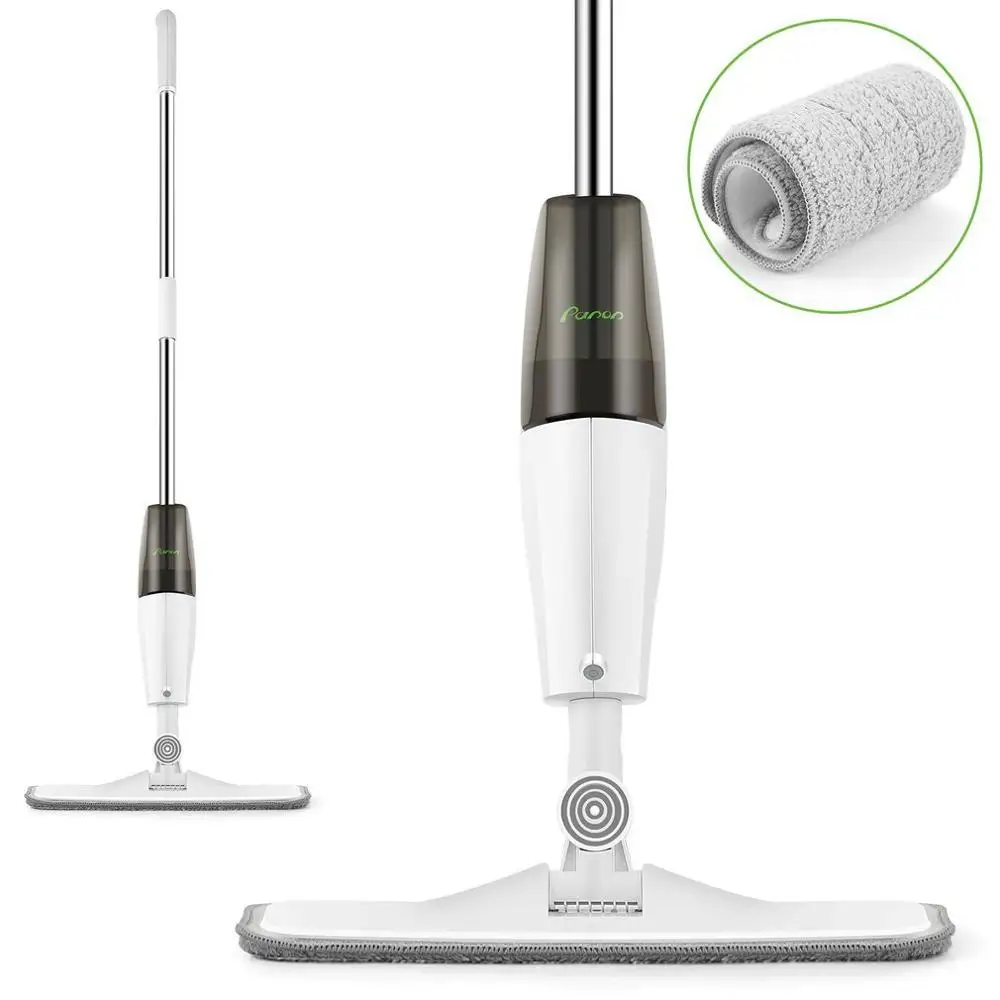 

Spray Floor Mop with Reusable Microfiber Pads 360 Degree Handle Mop for Home Kitchen Laminate Wood Ceramic Tiles Floor Cleaning