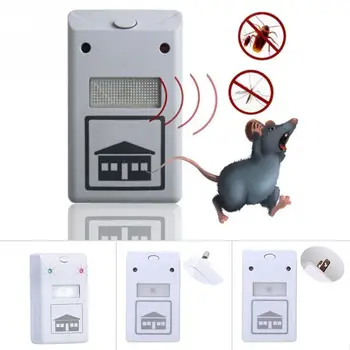 

DHL 500PCS Electronic Ultrasonic Mouse Insect Roach Ant Spider Flea Repellent Mosquito Cockroach Repeller Rodent Pest Bug