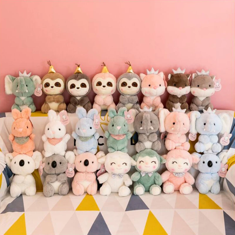 20 см Горячие мягкие плюшевые животные коала игрушка кролик слон фоловора Хомячки