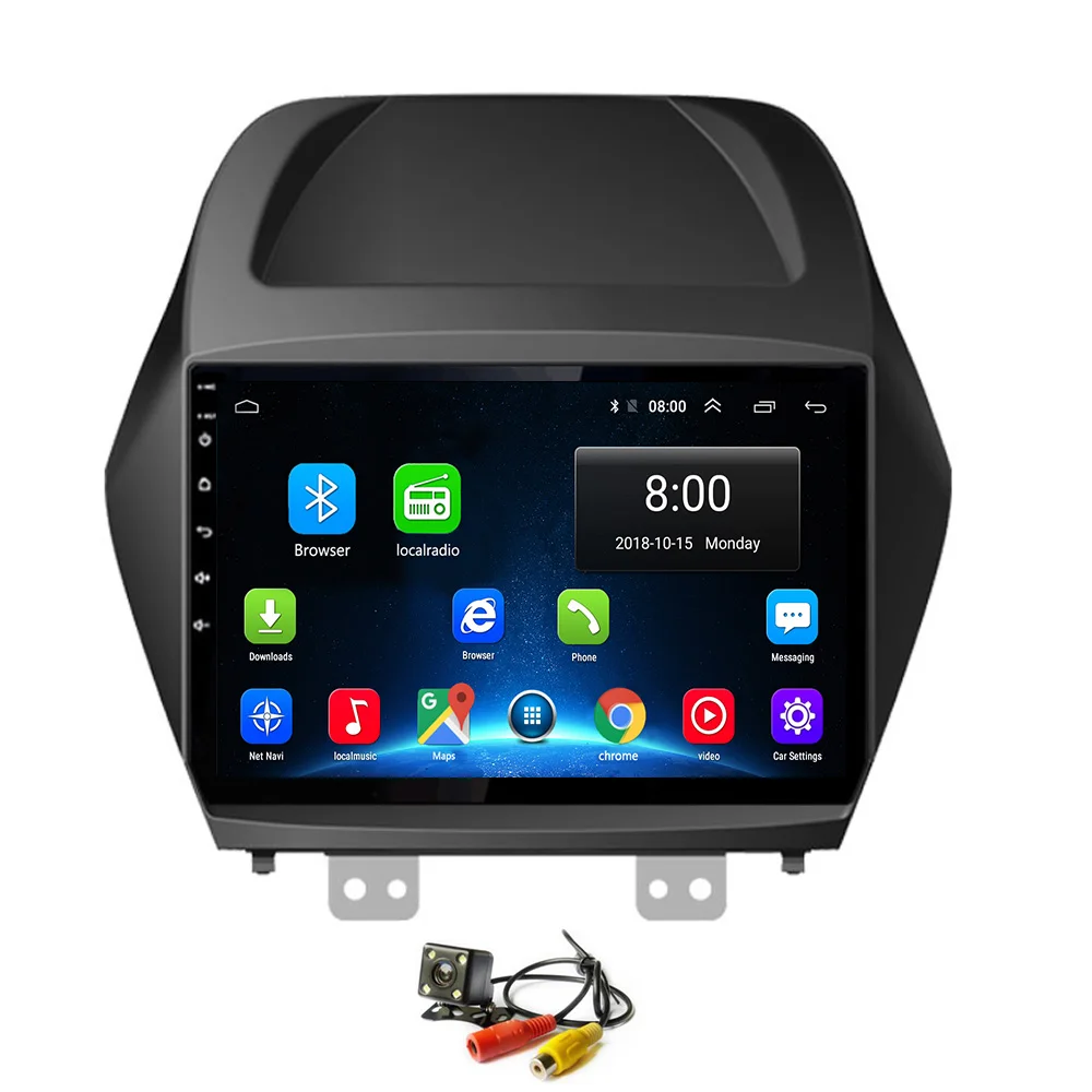 Android 8,1 Автомобильный gps радио плеер для hyundai IX35 Tucson 2011- стерео головное устройство Wifi Bluetooth карты