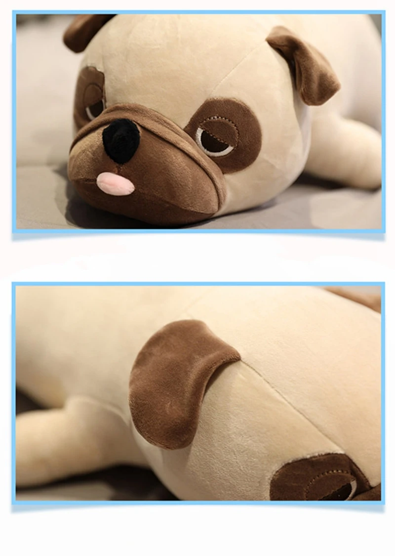 big stuffed pug