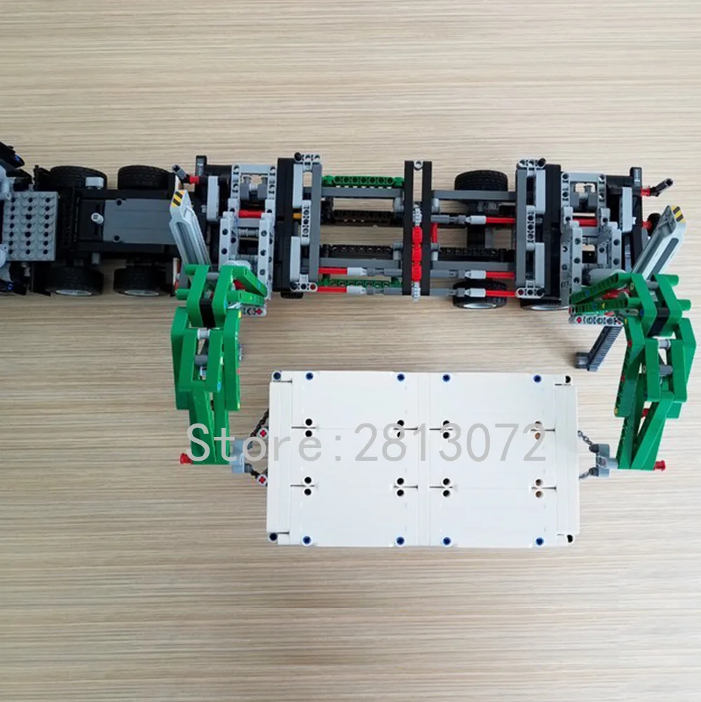 703940 Technic Mark контейнеровоз самосвал MOC 1202 шт. модели строительных блоков совместимы с 20076 42078 42009 20004