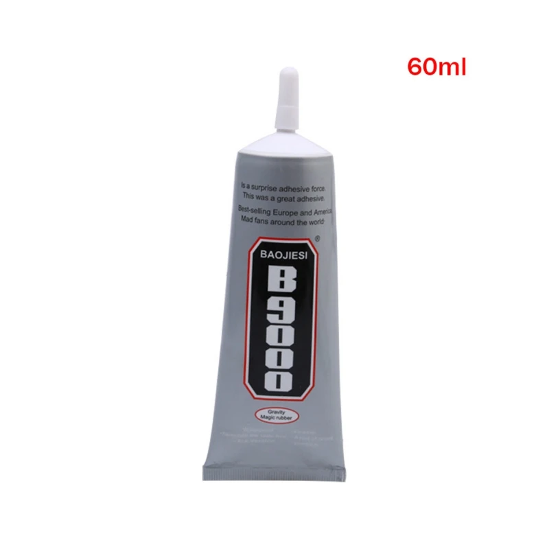

Repair Tool New 18/60ml Best B-9000 Multi Purpose Glue Adhesive Epoxy Resin Diy Crafts Glass Touch Screen Cell Phone glue B9000