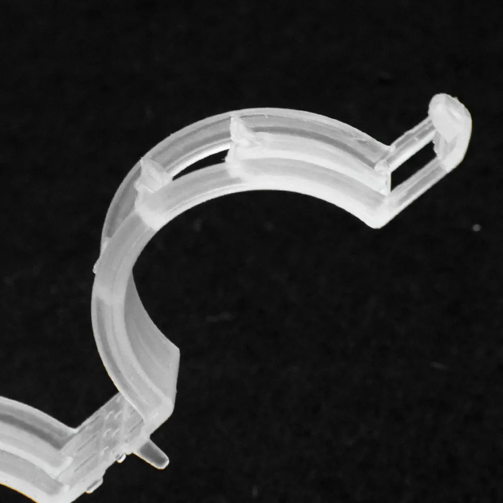 100-800pcs Reusable 25mm Plastic Plant Support Clips clamps For Plants Hanging Vine Garden Greenhouse Vegetables Tomatoes Clips
