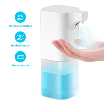 

Bathroom 350ml Foam Liquid Dispenser Automatic Soap Dispenser Sensor Touchless Hand Washer Soap Dispenser Pump