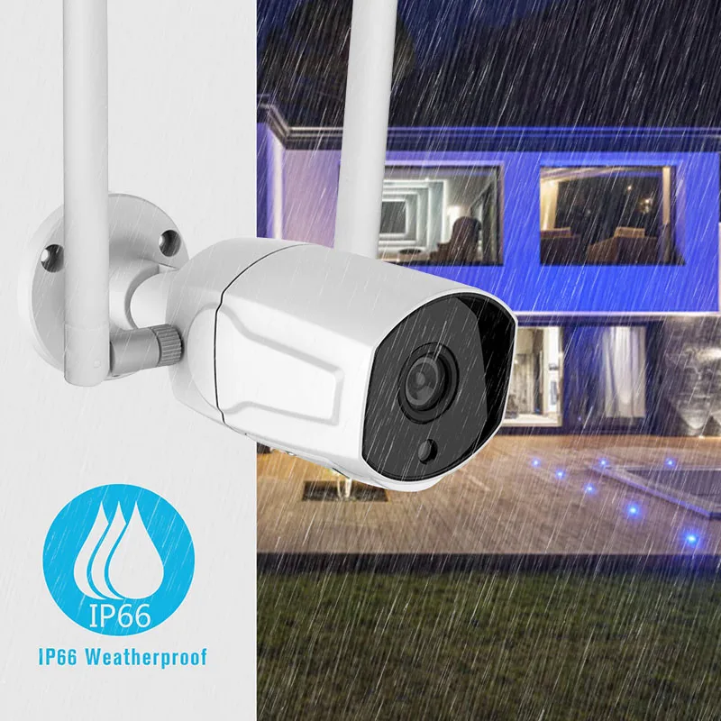 3MP IP камера WiFi H.265 Yoosee уличная камера водонепроницаемая металлическая CCTV Onvif ipCam беспроводная камера видеонаблюдения
