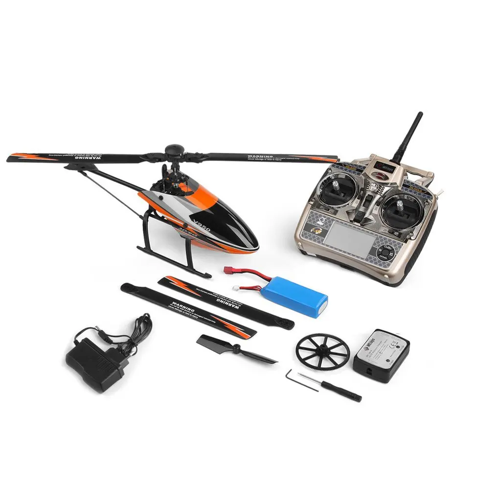 

WLtoys V950 RC Drone 2.4G 6CH 3D/6G System Switched Freely Efficiency Brushless Motor RTF RC Helicopter Stronger Wind Resistance