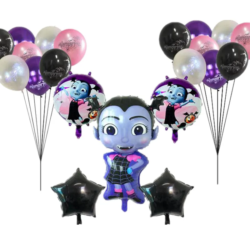21pcs Vampire Girl Theme Balloon Set Halloween Party Holiday Birthday Decoration Aluminum Balloon Witch Balloon Party Supplies Ballons Accessories Aliexpress