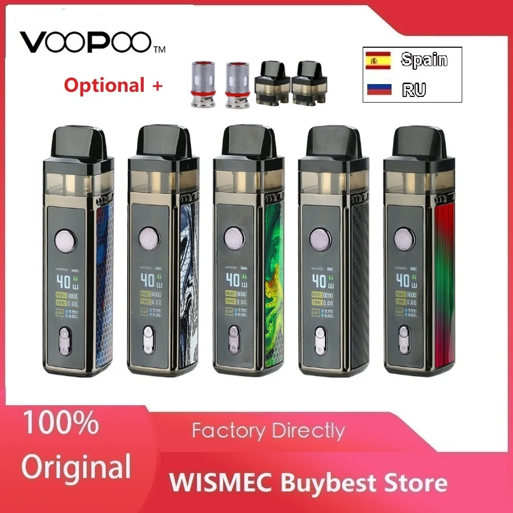 Испания в наличии! VOOPOO VINCI Mod Pod Vape комплект с аккумулятором 1500mAh и 5 мл вейп