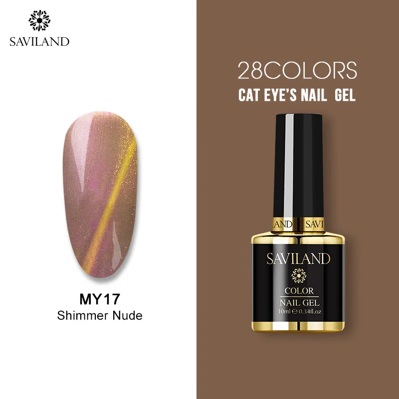 10ml MY17 SAVILAND кошачий глаз Хамелеон Гель-лак для ногтей с пузырьками звездное небо Магнитный УФ-светодиодный Гель-лак для ногтей требуется Гель-лак DIY - Цвет: 10ml MY17