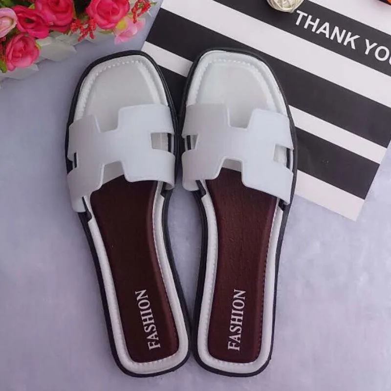

Ladies Summer Slippers Beach Non-slip Slippers Home Flat Bottom Soft Bottom Fashion Outdoor Women slippers Zapatillas Mujer