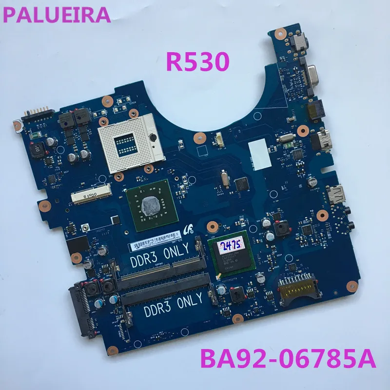 

PALUBEIRA BA92-06785A Laptop Motherboard for Samsung R540 NP-R540 Mainboard BREMEN-C DDR3 HM55