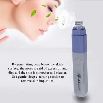 

Hot Sale Portable Facial Inface Electric Pore Cleanser Cleaner Skin Care Face Blackhead Zit Acne Remover Deep Cleaning Pore Tool
