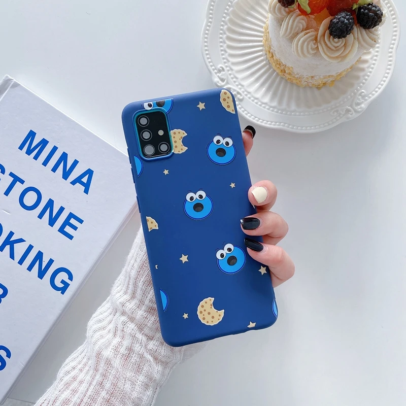 samsung cute phone cover 3D Hoạt Hình Dễ Thương Giá Đỡ Điện Thoại Ốp Lưng Dành Cho Samsung Galaxy Samsung Galaxy A51 A71 A32 A52 A72 4G 5G A52s A53 a12 Dễ Thương Silicone Mềm Cô Gái Đứng Bao Da cute phone cases for samsung  Cases For Samsung