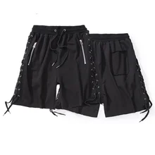 Хорошее качество, бермуды, летние, новые, мужские, уличная, стиль хип-хоп, короткие, на завязках, для бега, повседневные шорты, Карго, пляжные, свободные, Короткие