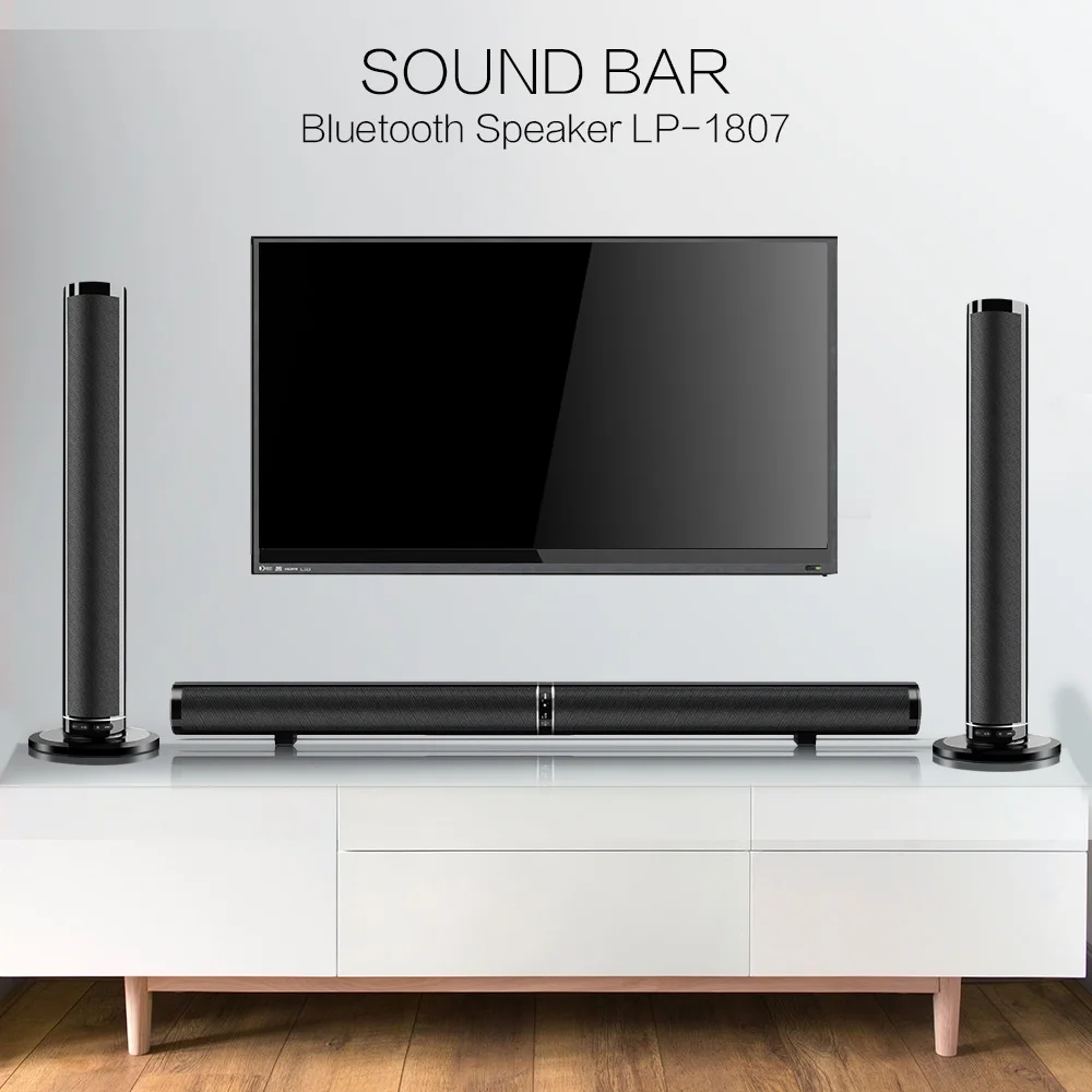 50 Вт 100 см HiFi Съемная Беспроводная bluetooth Звуковая Панель колонка 3D объемный