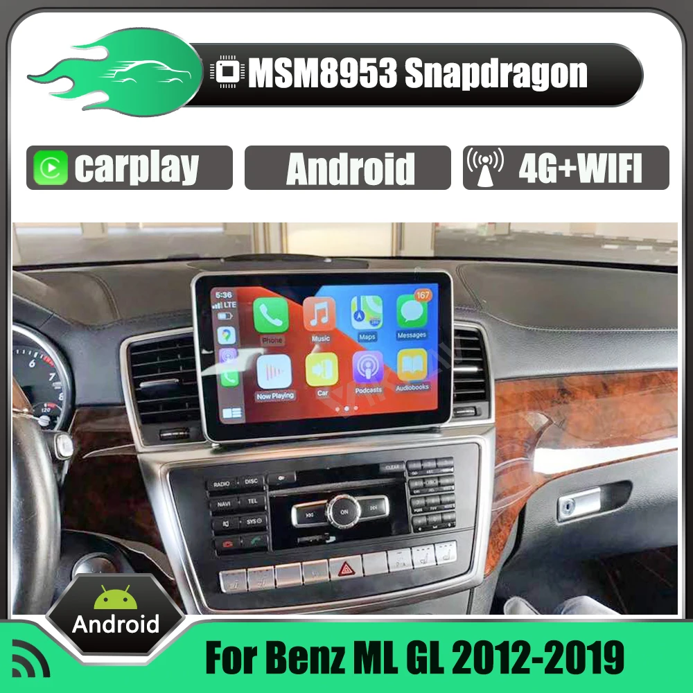 

2 Din Android car radio for Benz ML GL 2012 2013 2014-2019 car GPS navigation head unit DVD multimedia player stereo recorder