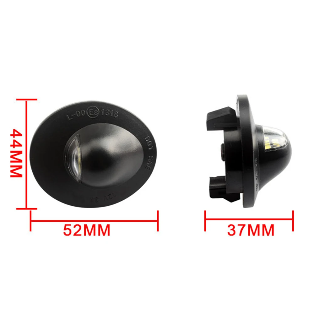2pcs 12V LED License Plate Lights Pickup Truck Bright SMD LED Light Lamp for F150 F250 F350 Bronco Explorer Lincoln