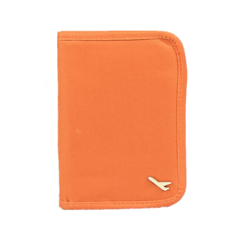 type 2 orange PURDORED, 1 шт., чехол для паспорта, водонепроницаемый держатель для паспорта, дорожный кошелек, кошельки для кредитных карт, органайзер, аксессуары для путешествий - Цвет: type 2 orange