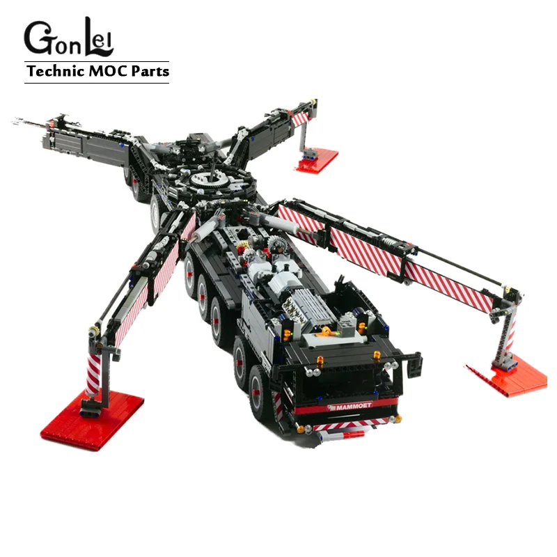 NEW Technic MOC Building Block Bricks MOC-20920 Engineering Crane LTM 11200 Power Functions Remote Control Toys NEW Technic MOC Building Block Bricks MOC-20920 Engineering Crane LTM 11200 Power Functions Remote Control Toys