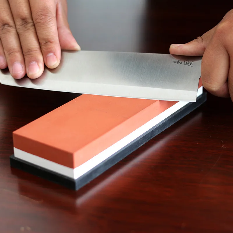 

Knife Sharpener Whetstone Sharpening Stones Water Stone Honing Kitchen Tool 2-IN-1 240 600 1000 3000 Grit Grinding Stone System