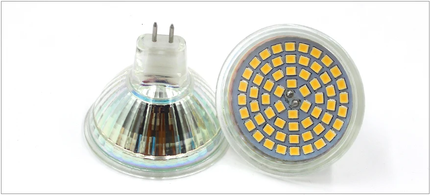 Светодиодный Светодиодный светильник JCDR GU5.3 MR16 SMD2835 40 светодиодный/60 Светодиодный 12 В/220 В стеклянный корпус светодиодный энергосберегающий светильник в форме чашки точечный светильник