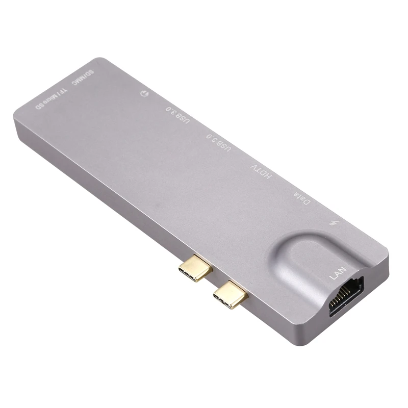 9 в 1 пара Тип-C удлинитель док-станция для MacBook Pro к HDMI