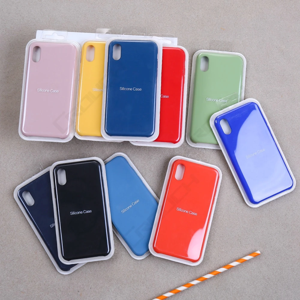 Оригинальный официальный силиконовый чехол для iPhone 11 Pro Max Case logo 7 8 X XS XR 6 6S чехлы