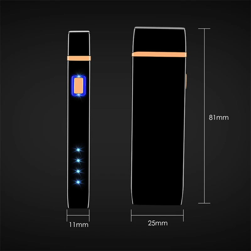 Индивидуальная креативная ветрозащитная usb зарядка сенсорная Индукционная двойная дуга зажигалки импульсная плазменная Зажигалка гаджеты для мужчин