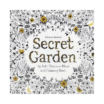 

1 pcs 24 Pages Secret Garden Coloring Book For Children Adult Relieve Stress Kill Time Painting Drawing Book