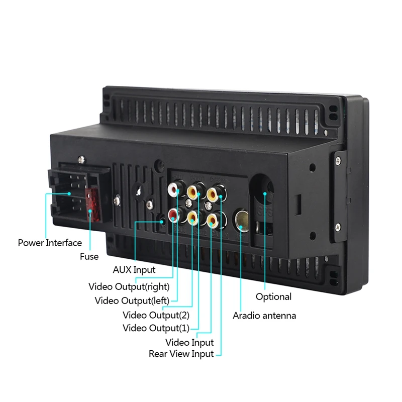 2 Din автомагнитола 7 дюймов плеер Mp5 пресс-экран Bluetooth Мультимедиа Fm Aux Usb Sd карта HD плеер Mp5